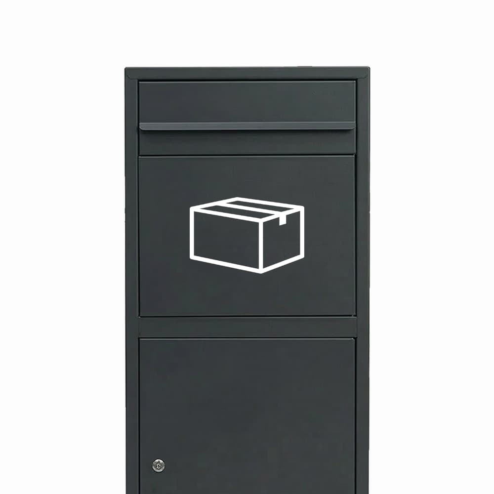 Brievenbus sticker - Pakketbrievenbus - vinyl sticker kopen bij De Stickerbaas