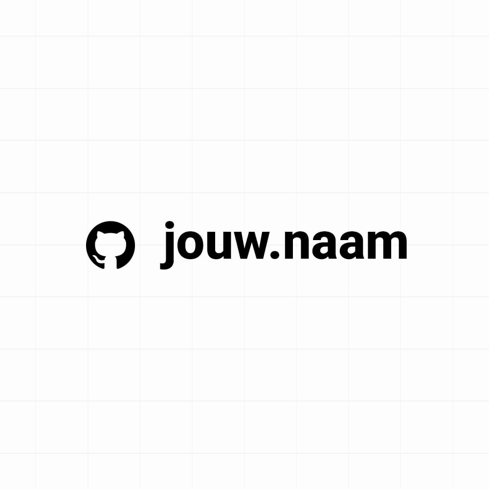 Github - Sticker met eigen naam - vinyl sticker op maat kopen bij De Stickerbaas